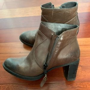 Brown ankle boots
